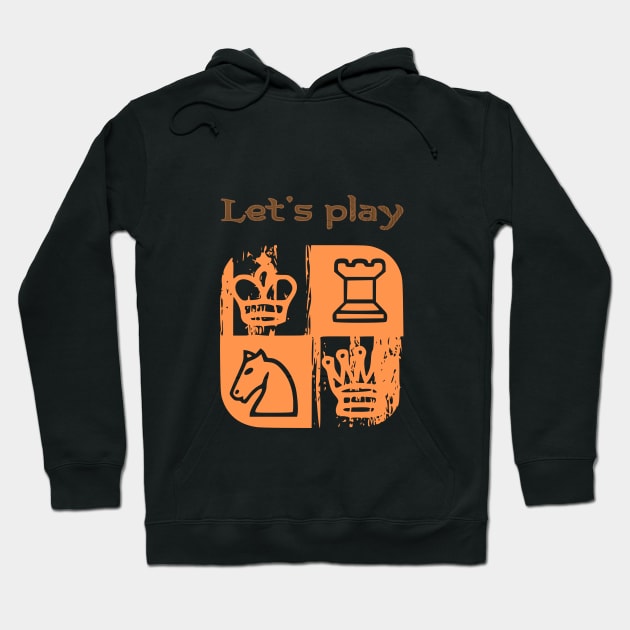 Chess Hoodie by Porus